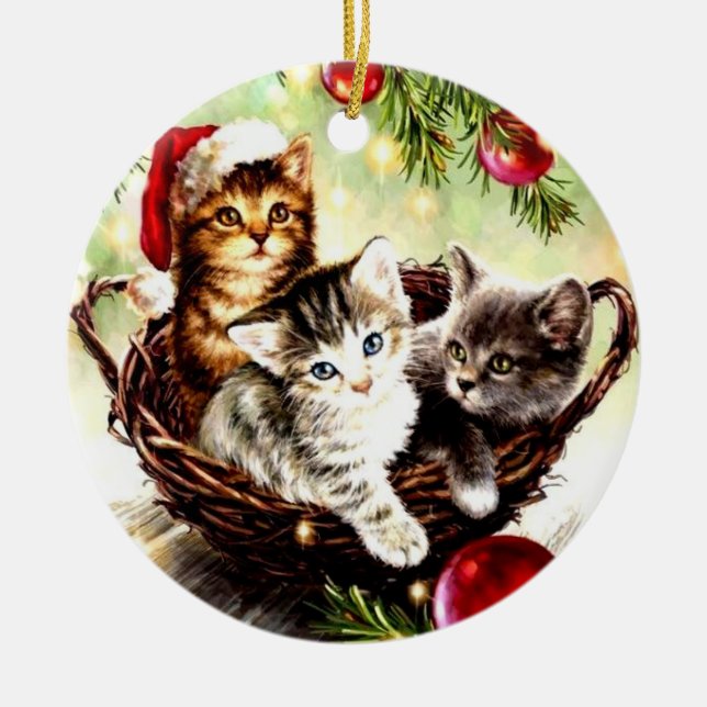 Christmas Ornament  - Cat Lover (Front)