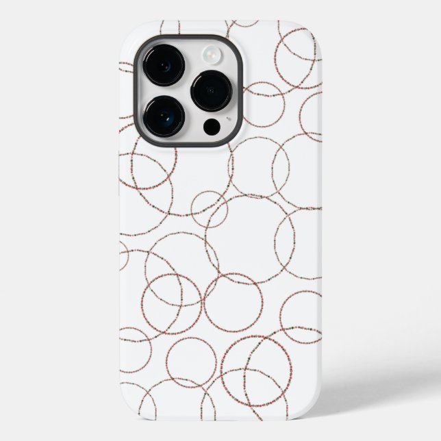Christmas Ornament Circles  Case-Mate iPhone Case (Back)