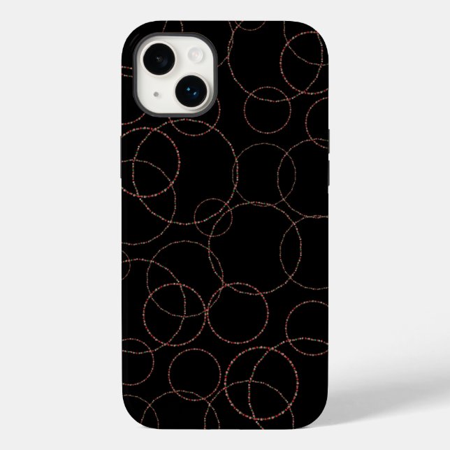 Christmas Ornament Circles Case-Mate iPhone Case (Back)