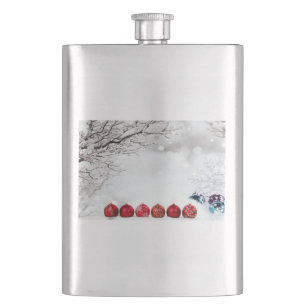 Christmas Ornament Decoration Hip Flask