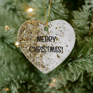 CHRISTMAS ORNAMENT GOLD DETAIL