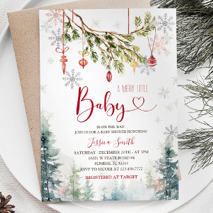 Christmas Ornament Holiday Party Invite