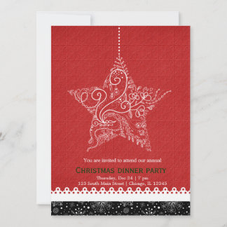 Christmas Ornament Invitation