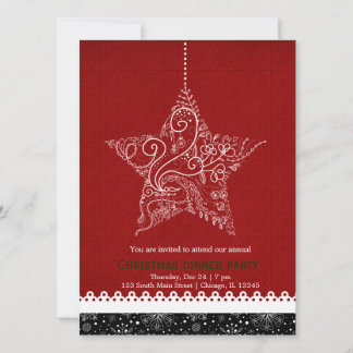 Christmas Ornament Invitation