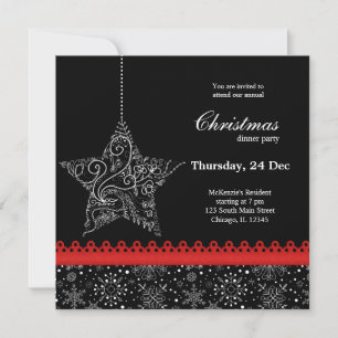 Christmas Ornament Invitation