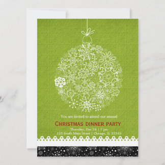 Christmas Ornament Invitation