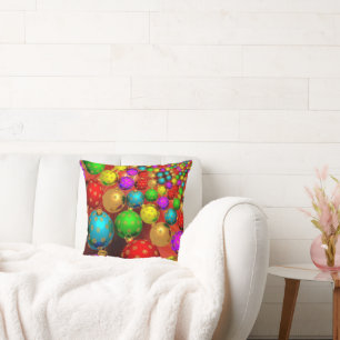 Christmas Ornament Jamboree Cushion