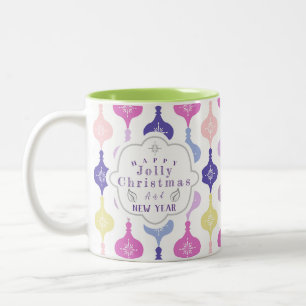 Christmas Ornament Logo Two-Tone Coffee Mug