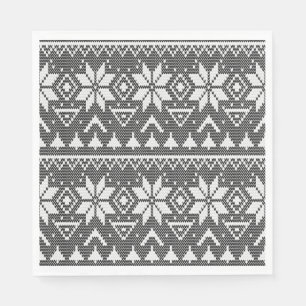 Christmas ornament nordic winter scandinavian norw napkin