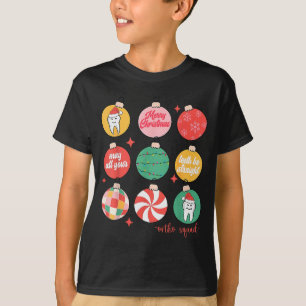 Christmas Ornament Orthodontic Ortho Squad Teeth B T-Shirt