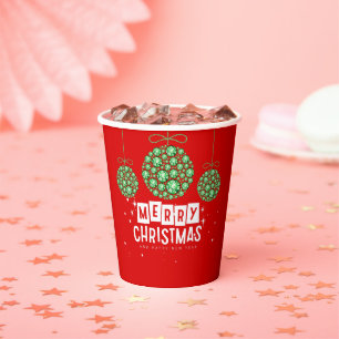 Christmas Ornament Paper Cups