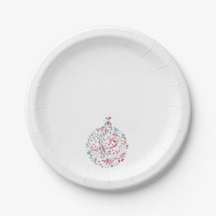Christmas Ornament Paper Plate
