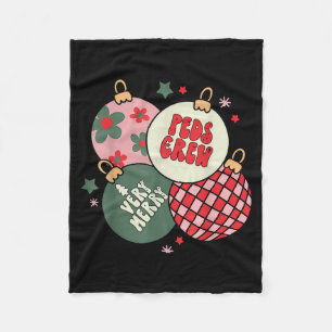 Christmas Ornament Peds Crew Pediatric Nurse Xmas  Fleece Blanket