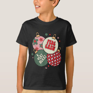 Christmas Ornament Peds Crew Pediatric Nurse Xmas T-Shirt