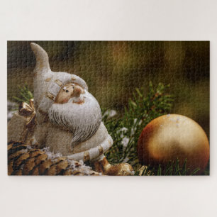 Christmas Ornament & Santa Puzzle