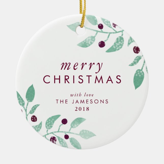 Christmas Ornament *The Lovely Merry* (Front)