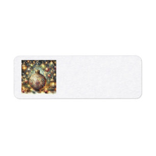 Christmas Ornaments Address Labels
