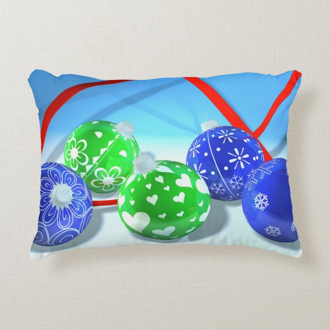 Christmas ornaments decorative cushion (Front)