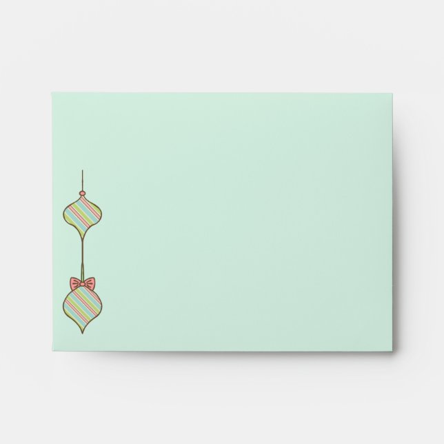 Christmas Ornaments Envelopes (Front)