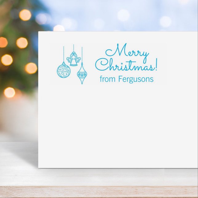 Christmas Ornaments Family Greeting Self-inking Stamp (Creator Uploaded)