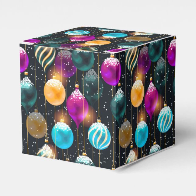 Christmas Ornaments    Favour Box (Front Side)