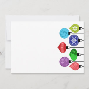 Christmas Ornaments Invitation