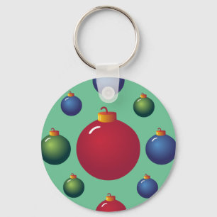 Christmas Ornaments Key Ring
