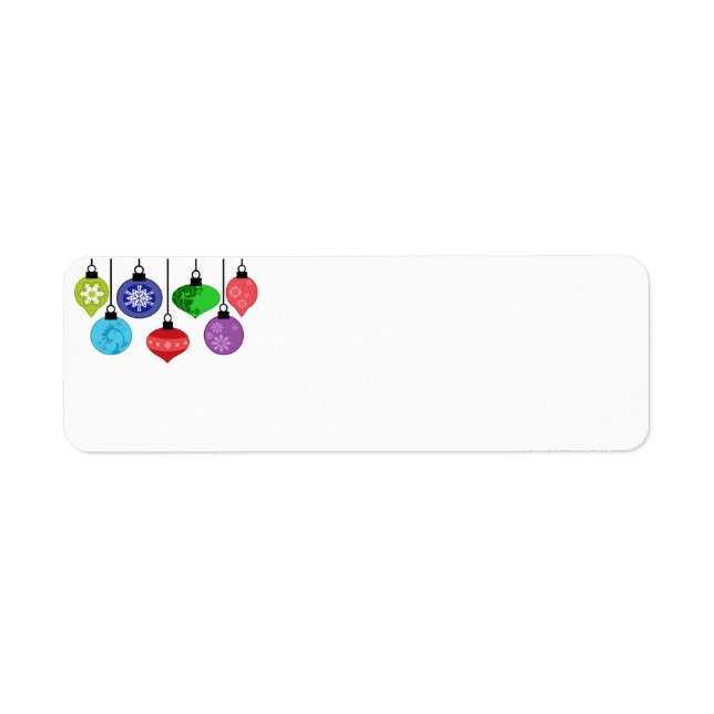Christmas Ornaments Label (Front)