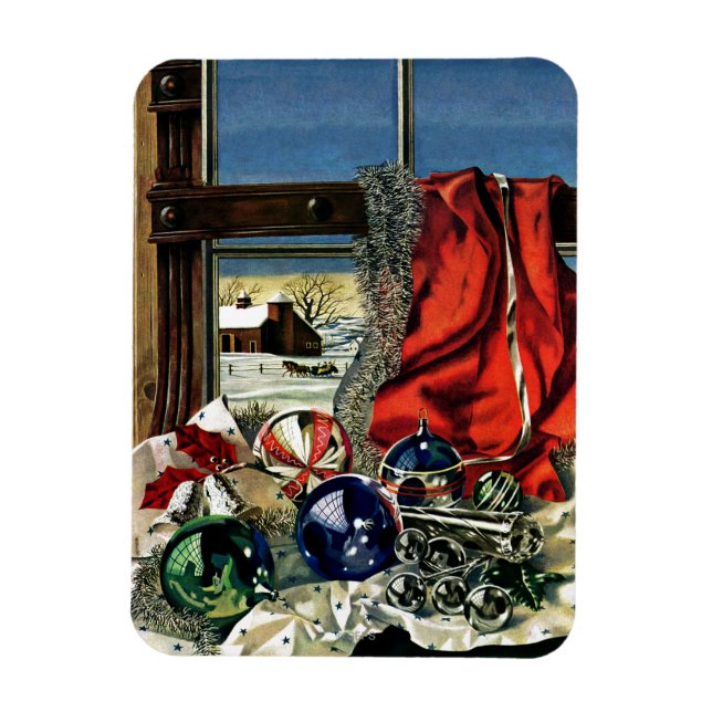 Christmas Ornaments Magnet (Vertical)