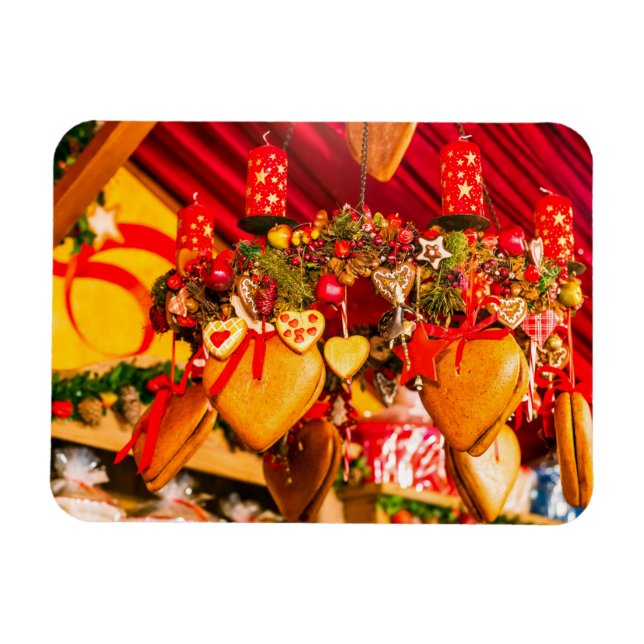 Christmas ornaments magnet (Horizontal)