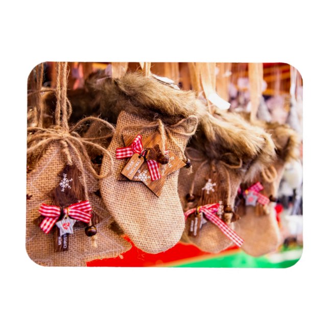 Christmas ornaments magnet (Horizontal)