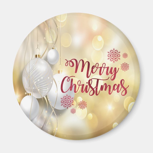 Christmas Ornaments , Merry Christmas Magnet (Front)