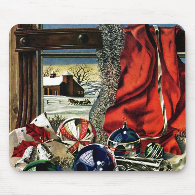 Christmas Ornaments Mouse Pad (Front)