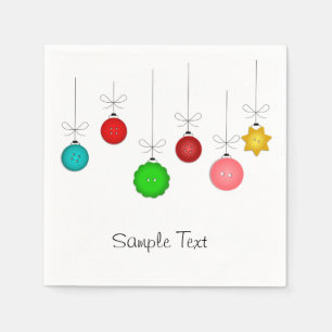 Christmas Ornaments Napkin