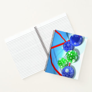 Christmas ornaments notebook