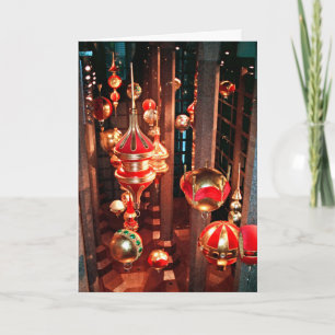 Christmas Ornaments, NYC - Card