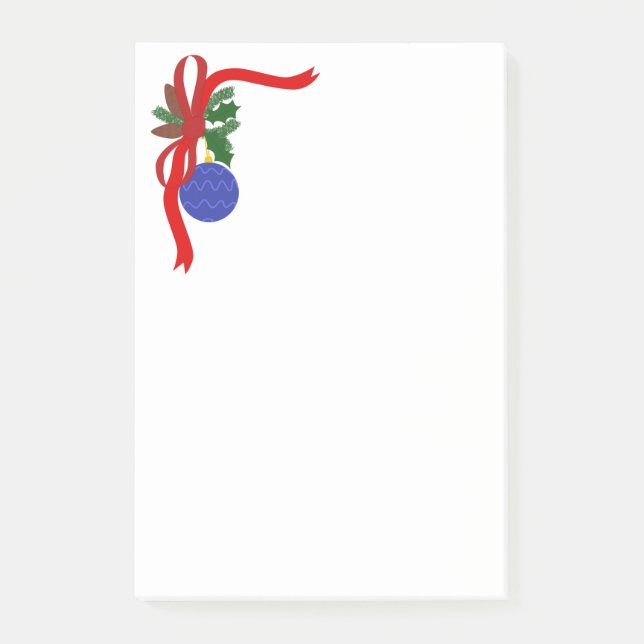 Christmas Ornaments Post-it Notes (Front)