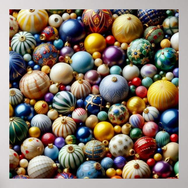 Christmas Ornaments Poster (Front)