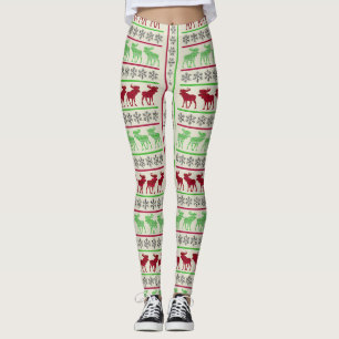 CHRISTMAS ORNAMENTS REINDEER LEGGINGS