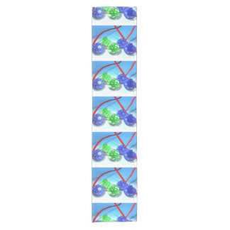 Christmas ornaments short table runner