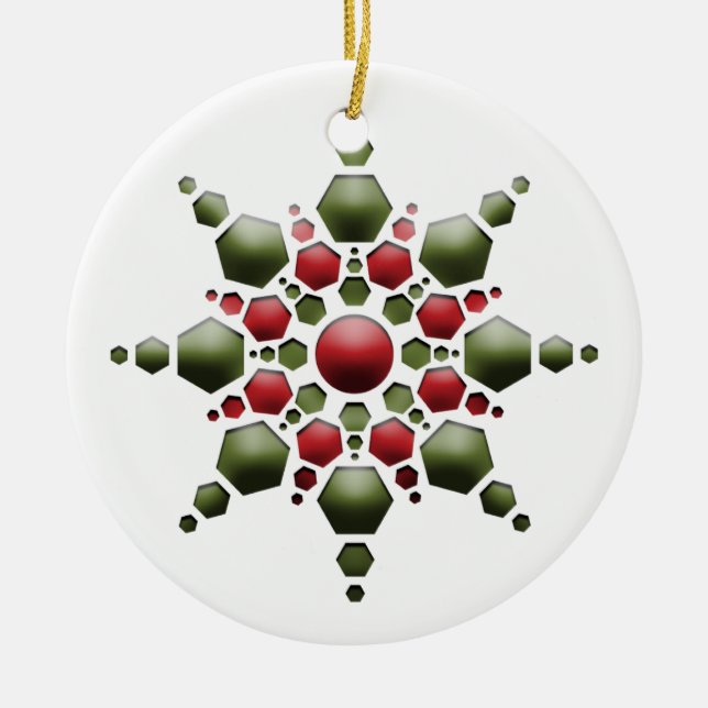 Christmas Ornaments Snowflake (Front)