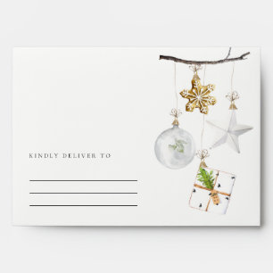 Christmas Ornaments Star Cookie Chime Very Merry Envelope