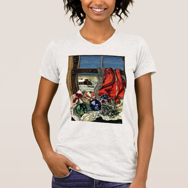 Christmas Ornaments T-Shirt (Front)