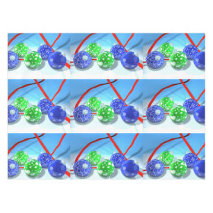 Christmas ornaments tablecloth