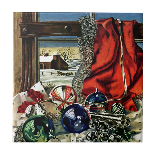 Christmas Ornaments Tile (Front)