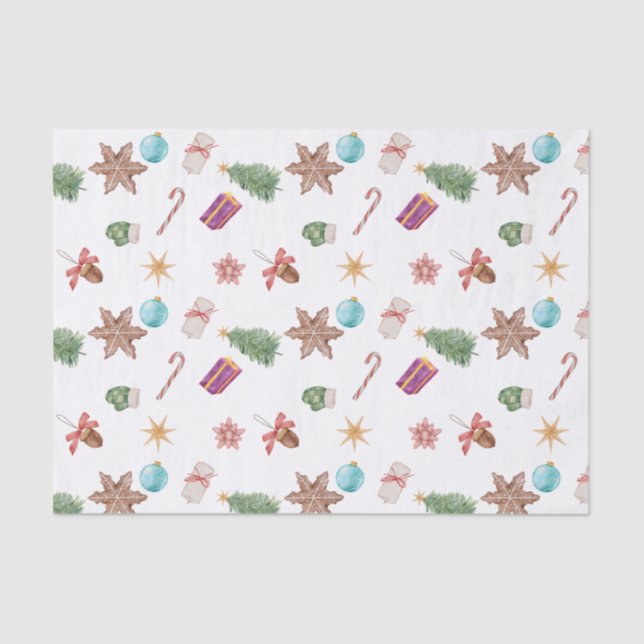 Christmas ornaments tissue paper (Front)