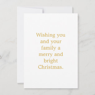 Christmas Ornaments with Custom Message Card