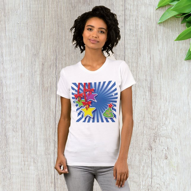 Christmas Ornaments Womens T-Shirt (Creator Uploaded)