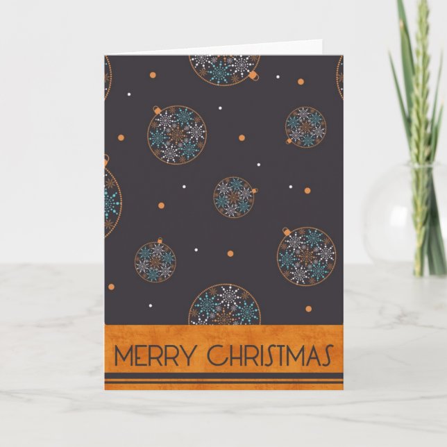 Christmas´ Other Colours Holiday Card (Front)