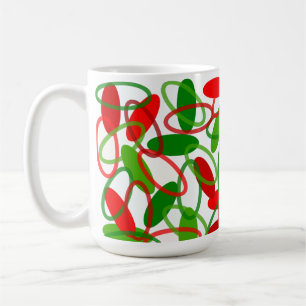 Christmas Ovals Coffee Mug